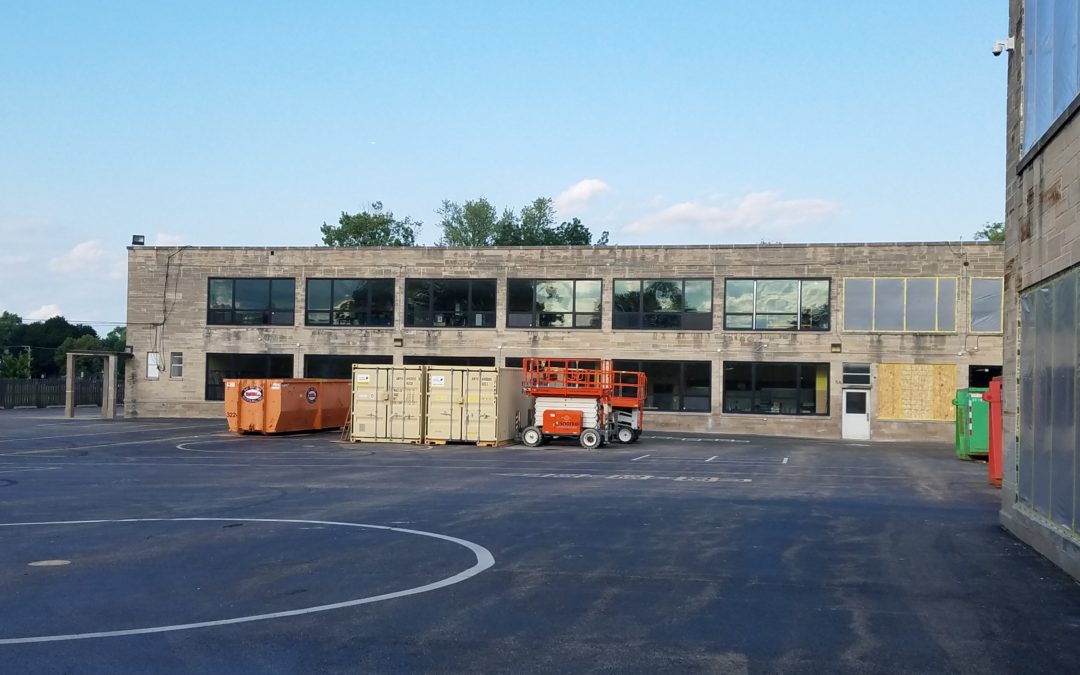 New Windows Have Been Installed in the Elementary Building